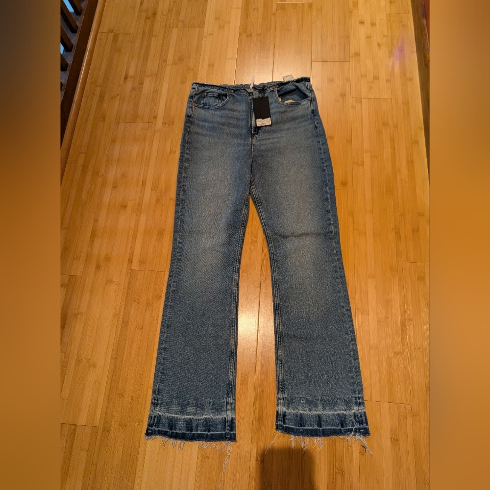 rag & bone Women's Classic Blue Boot Cut Jeans